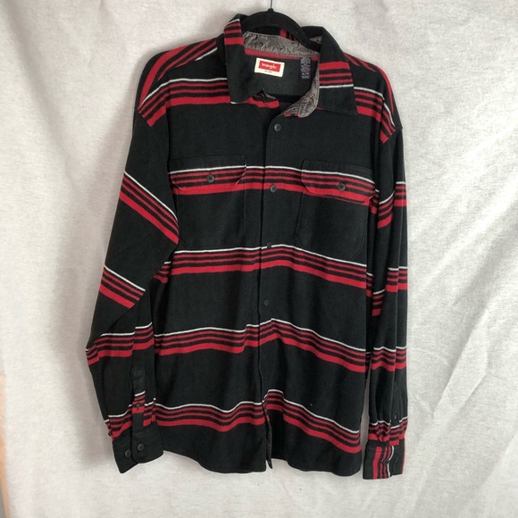 Wrangler Other - Western Stripped Wrangler Button Up Top
